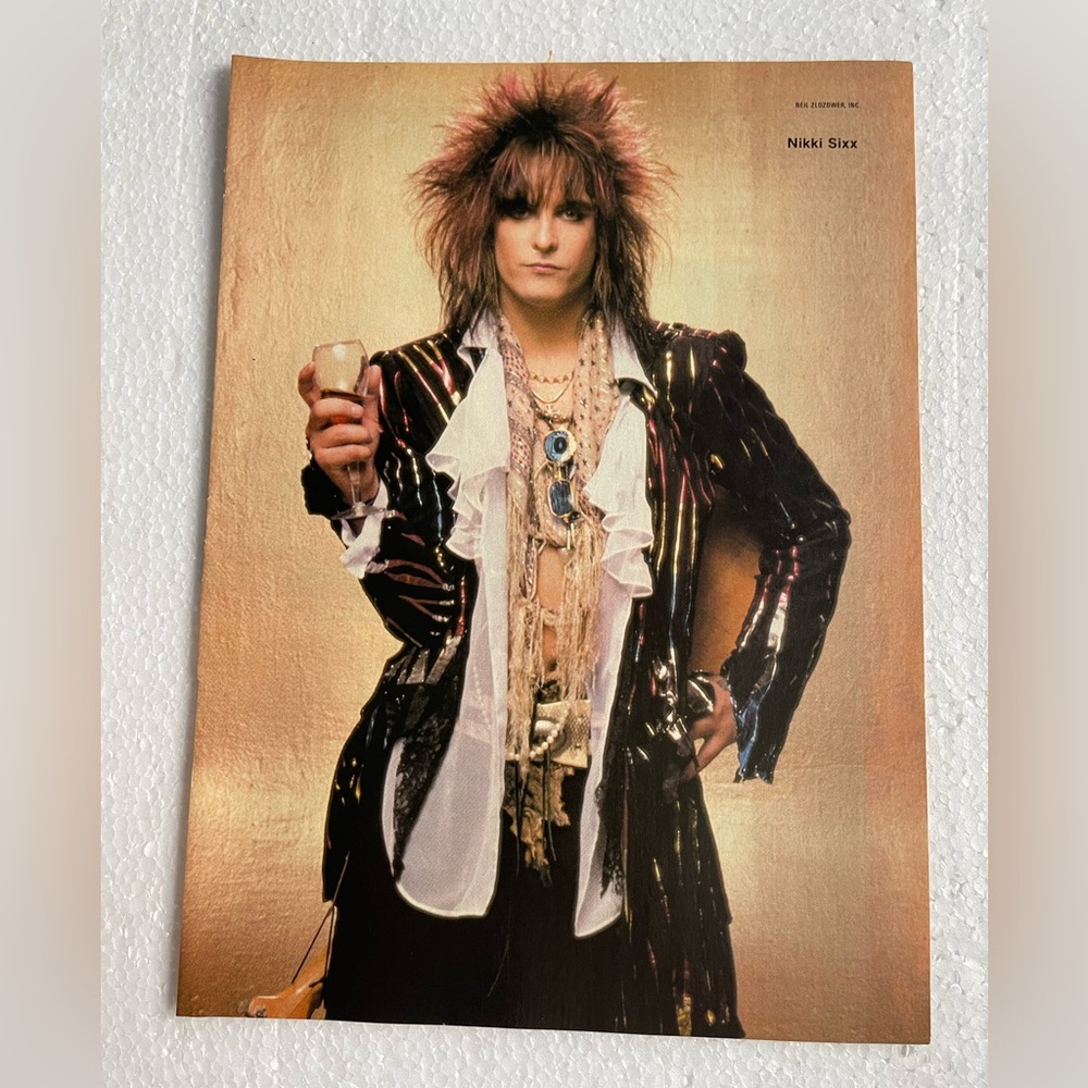 Nikki Sixx pinup